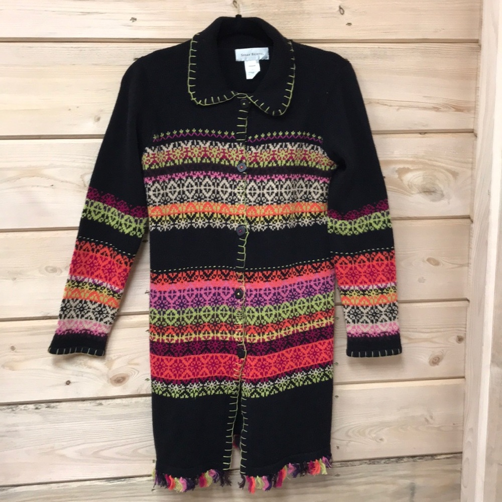 Vintage 90’s Susan Bristol Boho Sweater Sz S